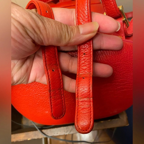 MCM Red  Small Leather  Backpack - Picture 15 of 16